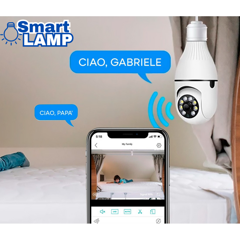 Smart Lamp - lampadina telecamera