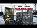 Trolley con mega kit utensili